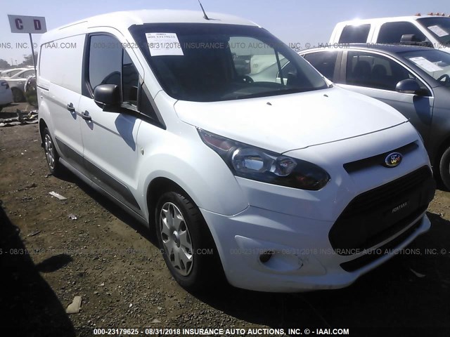 NM0LE7F72F1182683 - 2015 FORD TRANSIT CONNECT XLT WHITE photo 1