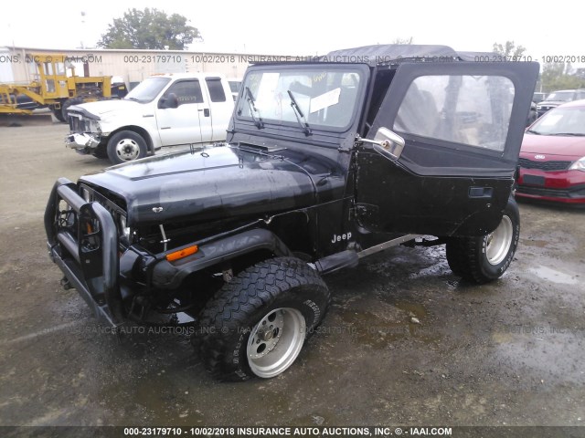 2J4FY29S9NJ561449 - 1992 JEEP WRANGLER / YJ  BLACK photo 2