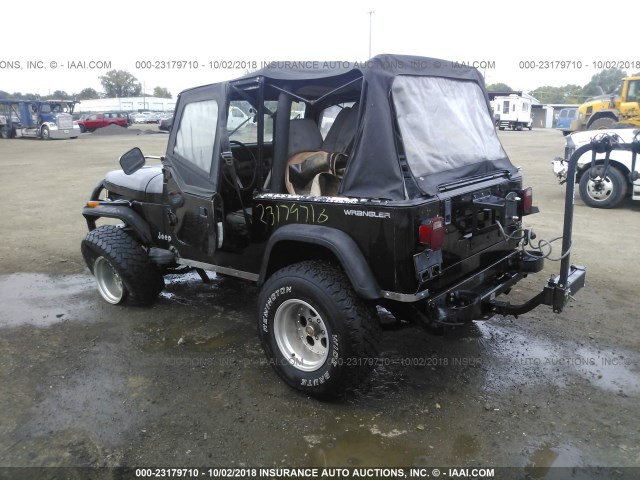 2J4FY29S9NJ561449 - 1992 JEEP WRANGLER / YJ  BLACK photo 3