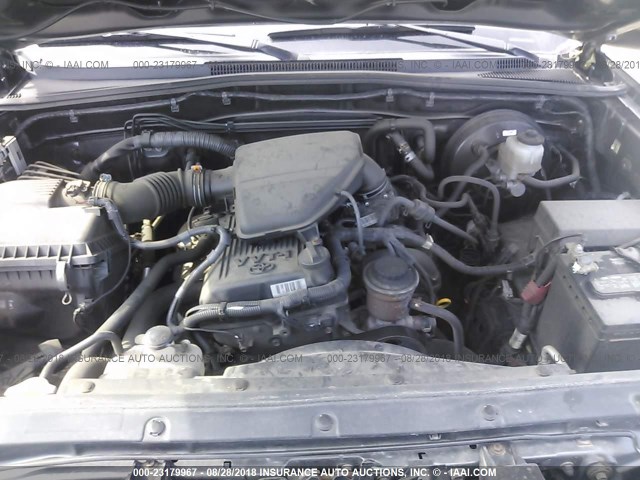 5TFUX4EN1BX004044 - 2011 TOYOTA TACOMA ACCESS CAB ნაცრისფერი ფოტო 10