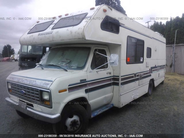 1FDKE30G7MHB06084 - 1992 WINNEBAGO ECONOLINE  WHITE photo 2