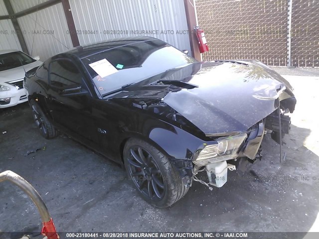 1ZVBP8CF3D5241348 - 2013 FORD MUSTANG GT BLACK photo 1