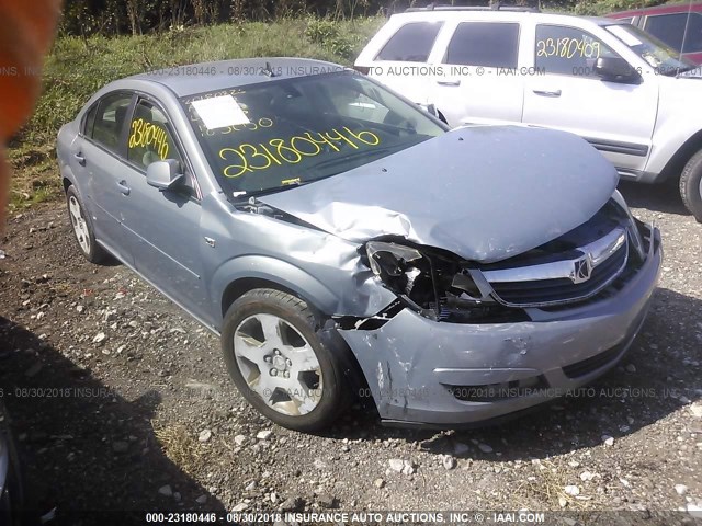 1G8ZS57B58F183050 - 2008 SATURN AURA XE GRAY photo 1