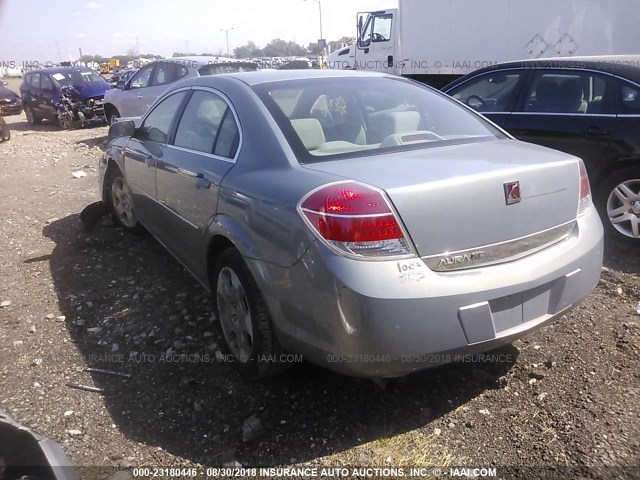 1G8ZS57B58F183050 - 2008 SATURN AURA XE GRAY photo 3