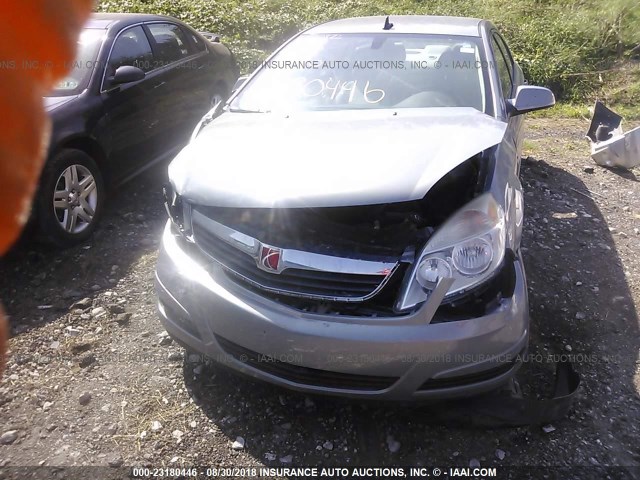 1G8ZS57B58F183050 - 2008 SATURN AURA XE GRAY photo 6