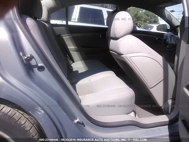 1G8ZS57B58F183050 - 2008 SATURN AURA XE GRAY photo 8