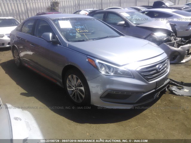 5NPE34AF9HH529923 - 2017 HYUNDAI SONATA SPORT/LIMITED SILVER photo 1