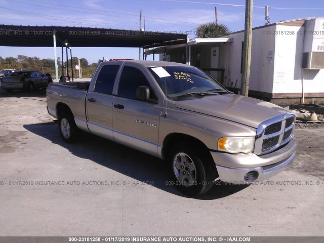 1D7HA18N14J201577 - 2004 DODGE RAM 1500 ST/SLT TAN photo 1