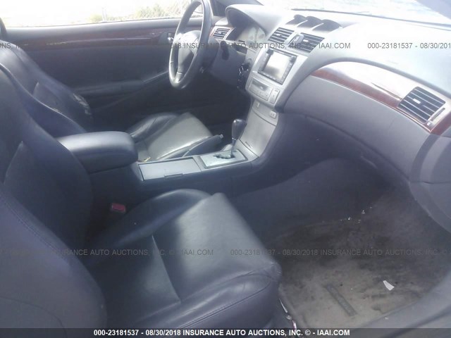 4T1CA30P16U104132 - 2006 TOYOTA CAMRY SOLARA SE/SLE Gümüş foto 5