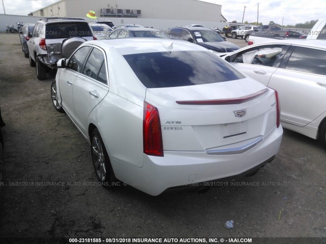 1G6AA5RX2G0102024 - 2016 CADILLAC ATS WHITE photo 3