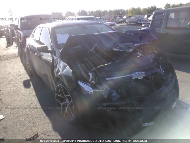 1G11B5SL1EF277658 - 2014 CHEVROLET MALIBU LS ნაცრისფერი ფოტო 1