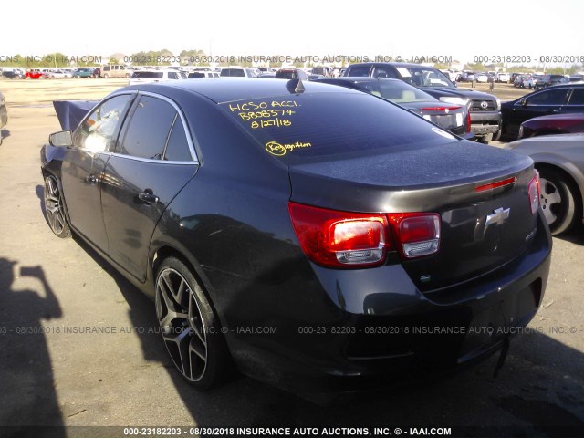 1G11B5SL1EF277658 - 2014 CHEVROLET MALIBU LS ნაცრისფერი ფოტო 3