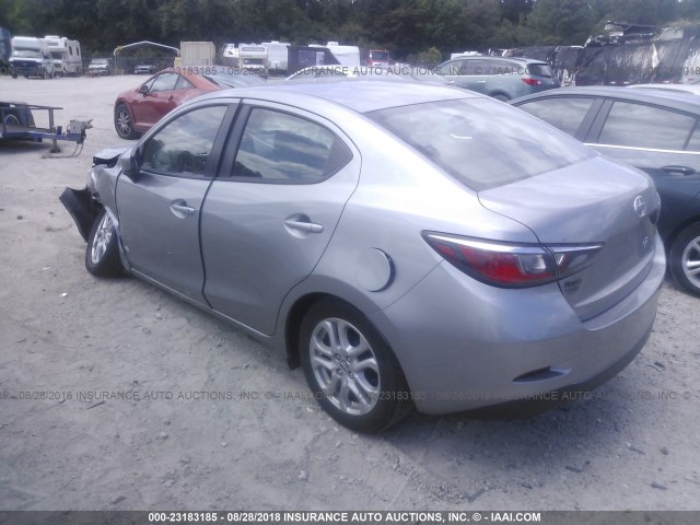 3MYDLBZV8GY144187 - 2016 TOYOTA SCION IA SILVER photo 3