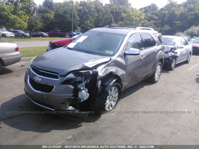 2CNFLGEY4A6241699 - 2010 CHEVROLET EQUINOX LTZ TAN photo 2