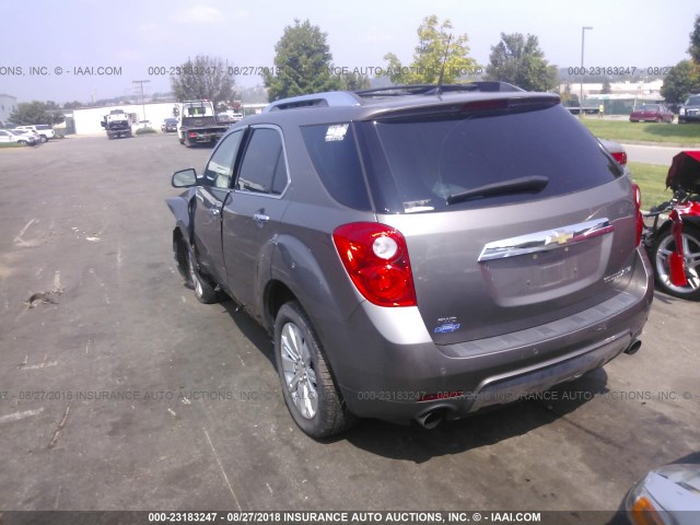 2CNFLGEY4A6241699 - 2010 CHEVROLET EQUINOX LTZ TAN photo 3