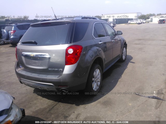 2CNFLGEY4A6241699 - 2010 CHEVROLET EQUINOX LTZ TAN photo 4