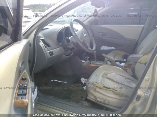 1N4AL11E92C114307 - 2002 NISSAN ALTIMA S/SL GOLD photo 5