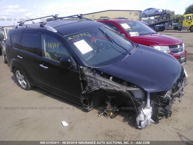 JA4MT41X27U002096 - 2007 MITSUBISHI OUTLANDER XLS BLACK photo 1