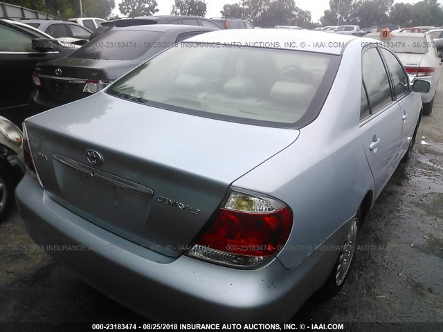 4T1BE32K66U647171 - 2006 TOYOTA CAMRY LE/XLE/SE Light Blue photo 4