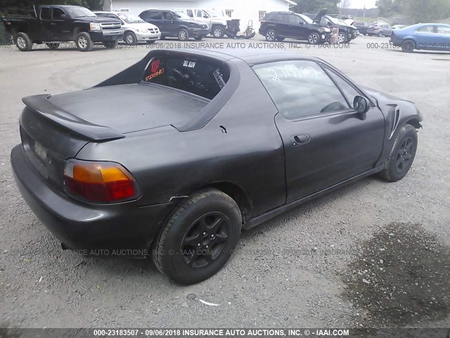 JHMEH6262SS004639 - 1995 HONDA CIVIC DEL SOL SI BLACK photo 4