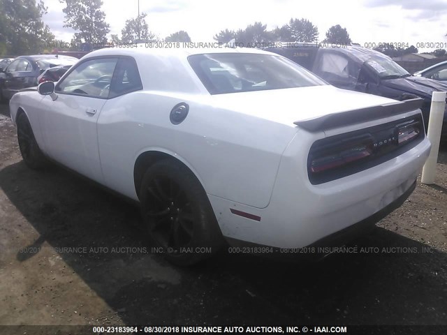 2C3CDZAG9GH337374 - 2016 DODGE CHALLENGER SXT WHITE photo 3