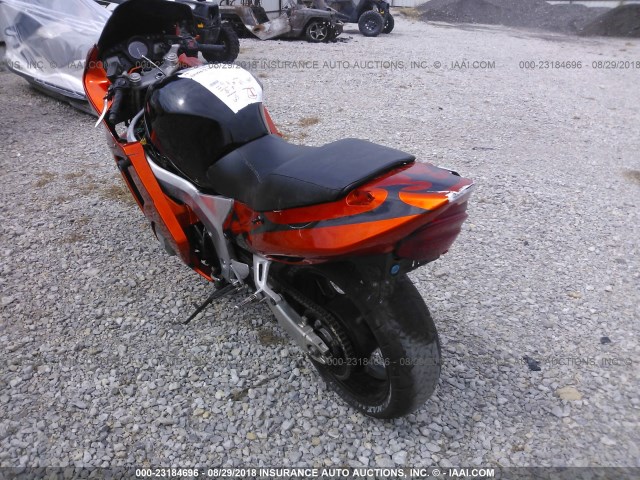 JH2SC35073M600416 - 2003 HONDA CBR1100 XX ORANGE photo 3