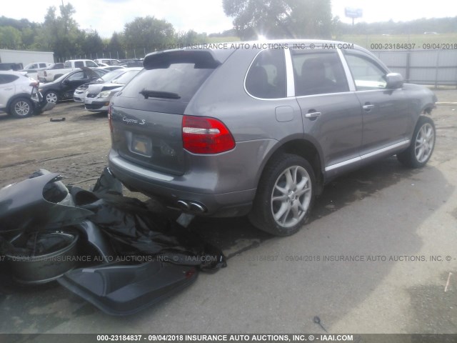 WP1AB29P38LA49762 - 2008 PORSCHE CAYENNE S GRAY photo 4