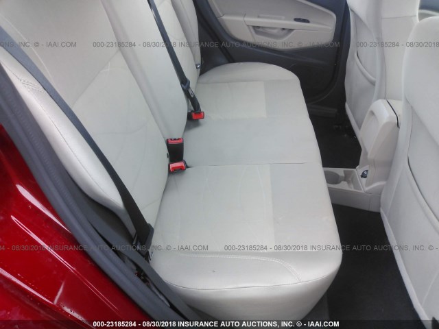 3FADP4BJ9HM165750 - 2017 FORD FIESTA SE RED photo 8