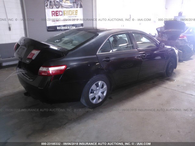 4T4BE46K89R110876 - 2009 TOYOTA CAMRY SE/LE/XLE 黑色 照片 4