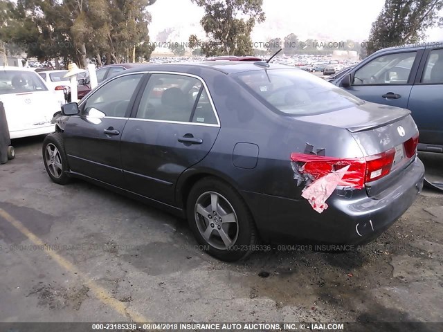 JHMCN36455C018279 - 2005 HONDA ACCORD HYBRID GRAY photo 3