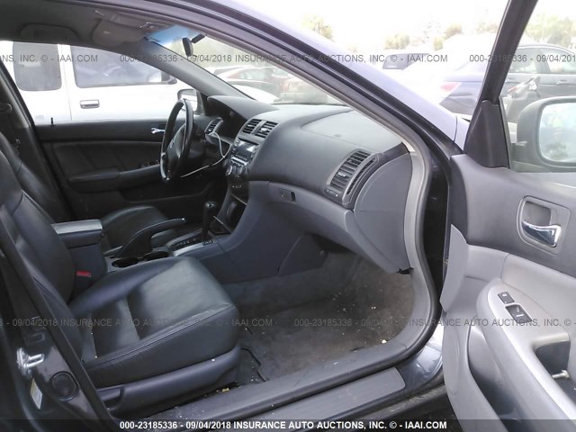 JHMCN36455C018279 - 2005 HONDA ACCORD HYBRID GRAY photo 5