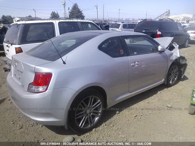 JTKJF5C71C3035036 - 2012 TOYOTA SCION TC 银色 照片 4