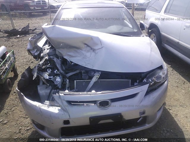 JTKJF5C71C3035036 - 2012 TOYOTA SCION TC 银色 照片 6