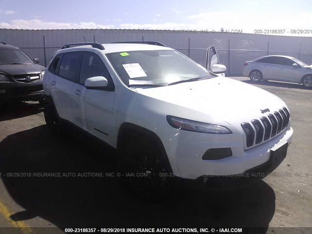 1C4PJMCS7EW286773 - 2014 JEEP CHEROKEE LATITUDE WHITE photo 1