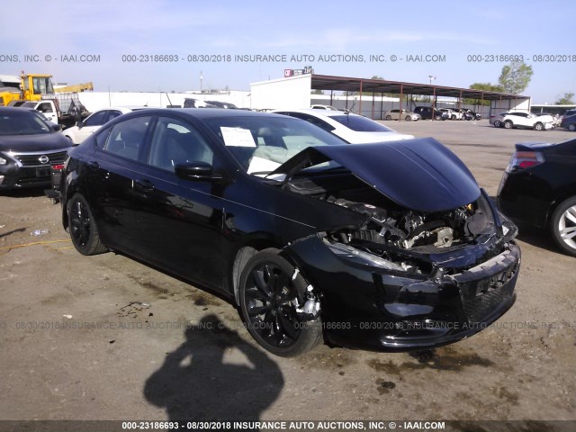 1C3CDFBB0GD683294 - 2016 DODGE DART SXT BLACK photo 1