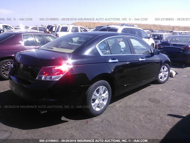 1HGCP26409A029134 - 2009 HONDA ACCORD LXP BLACK photo 4