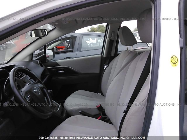 JM1CW2BL7D0149767 - 2013 MAZDA 5 WHITE photo 5