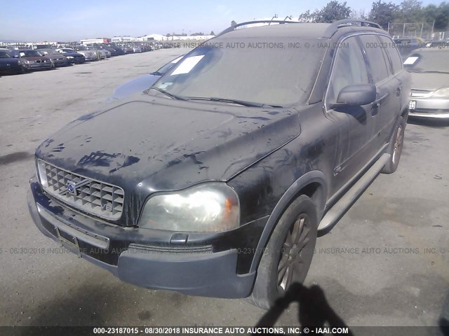 YV4CZ852061225661 - 2006 VOLVO XC90 V8 BLACK photo 2