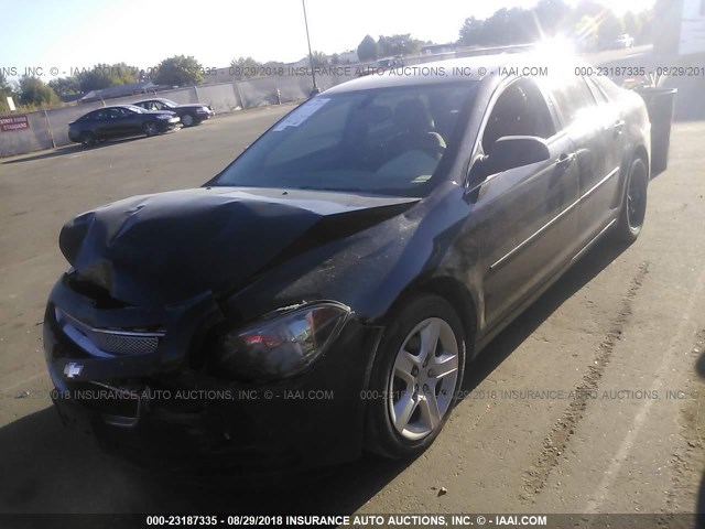 1G1ZB5E01CF154377 - 2012 CHEVROLET MALIBU LS 黑色 照片 2