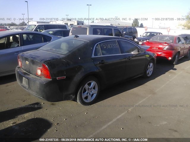 1G1ZB5E01CF154377 - 2012 CHEVROLET MALIBU LS 黑色 照片 4