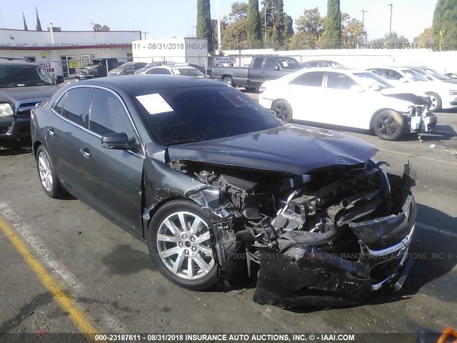 1G11F5SL5FF253529 - 2015 CHEVROLET MALIBU LTZ ნაცრისფერი ფოტო 1