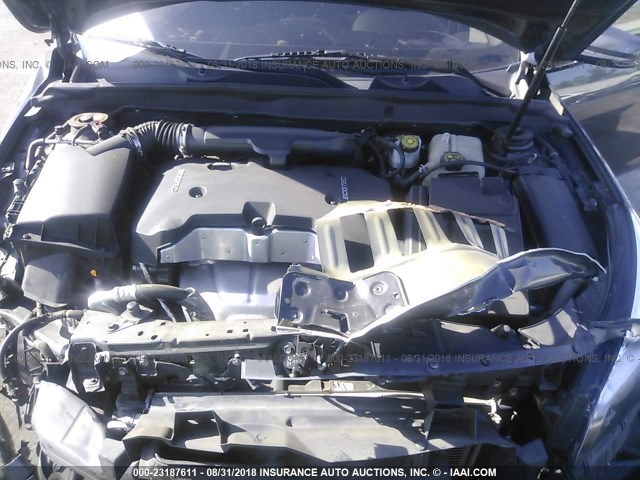 1G11F5SL5FF253529 - 2015 CHEVROLET MALIBU LTZ ნაცრისფერი ფოტო 10