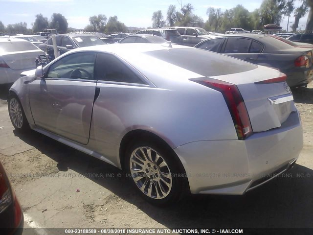 1G6DJ1ED1B0169692 - 2011 CADILLAC CTS PERFORMANCE COLLECTION SILVER photo 3