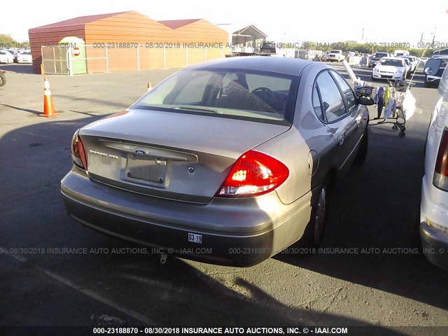 1FAFP56275A285668 - 2005 FORD TAURUS SEL GOLD photo 4