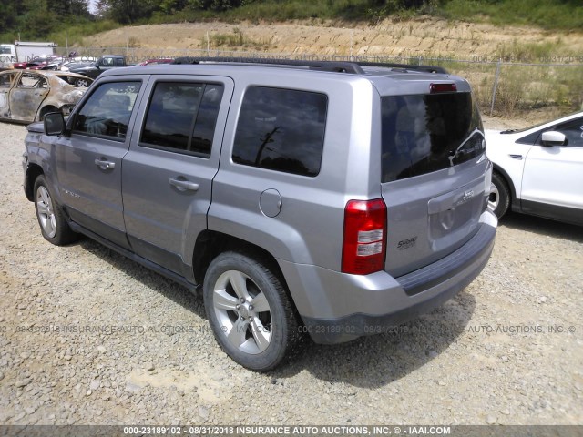 1C4NJPFA7GD812684 - 2016 JEEP PATRIOT LATITUDE SILVER photo 3