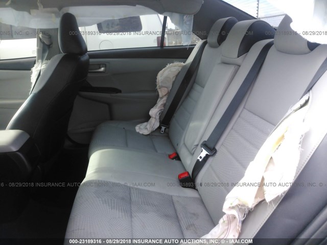 4T1BF1FK4HU338233 - 2017 TOYOTA CAMRY LE/XLE/SE/XSE BLACK photo 8