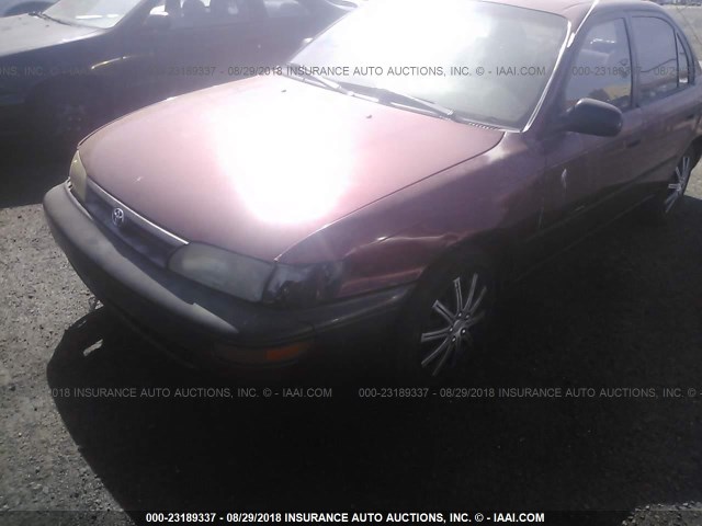 1NXAE09B9SZ315123 - 1995 TOYOTA COROLLA LE/DX 栗色 照片 2