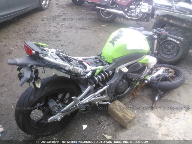 JKAEXEC149DA39518 - 2009 KAWASAKI EX650 C 绿色 照片 4