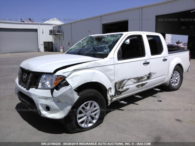 1N6AD0ER2GN783705 - 2016 NISSAN FRONTIER S/SV/SL/PRO-4X WHITE photo 2