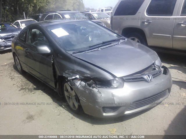 2HGFG12908H553103 - 2008 HONDA CIVIC EXL GRAY photo 1